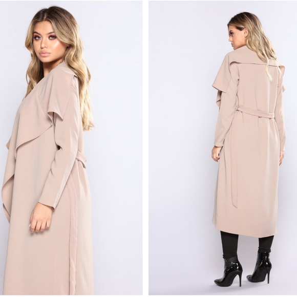 Fashion Nova Jackets & Blazers - Sale* limited time only NEW w/o tag Taupe Duster
